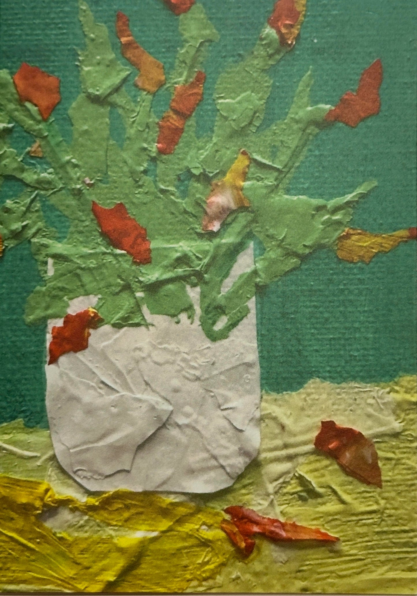 FLOWERS & VASES, 5 greeting cards/set