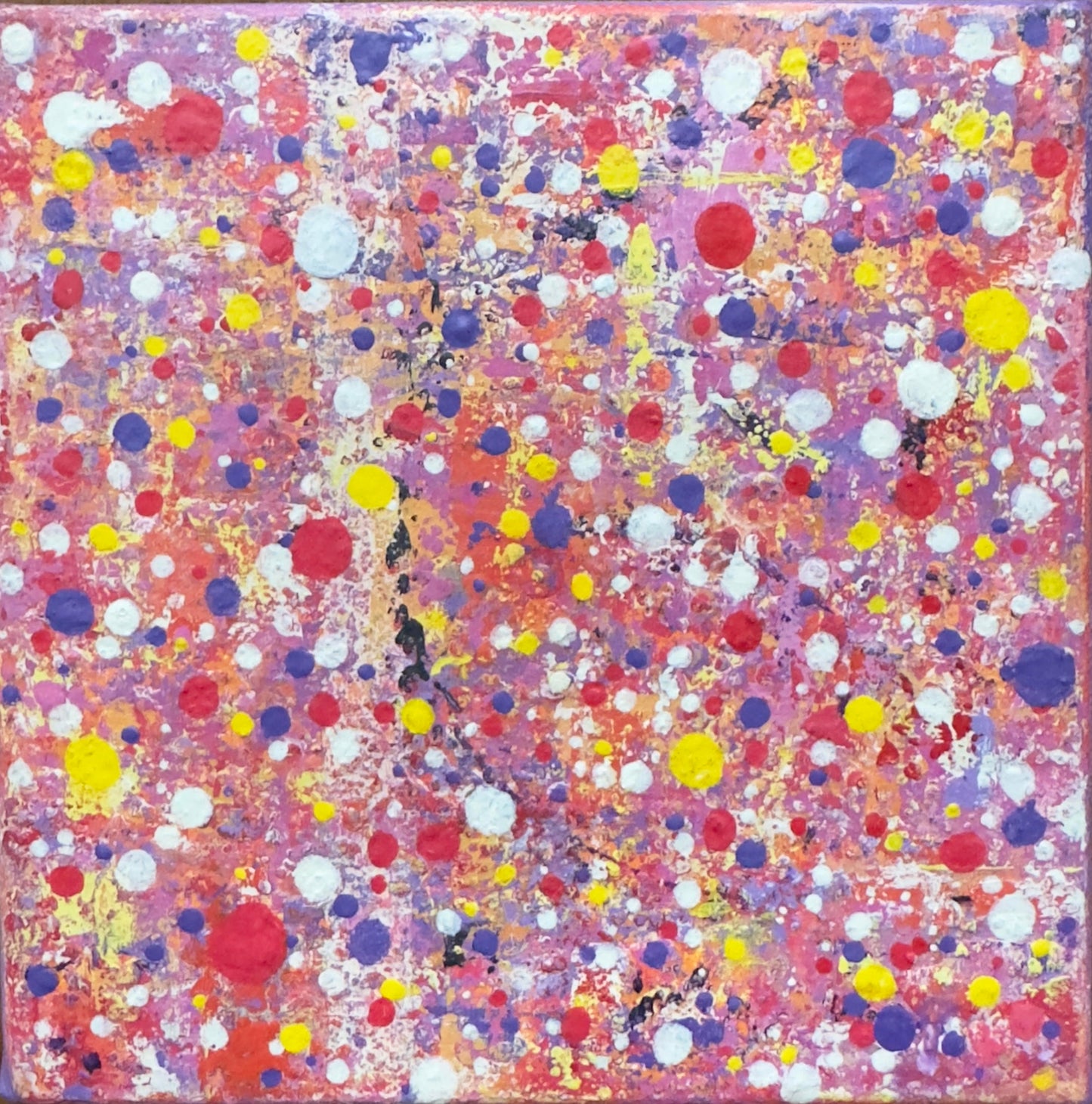 CONFETTI. Original Mixed Media Painting by B. Disckind