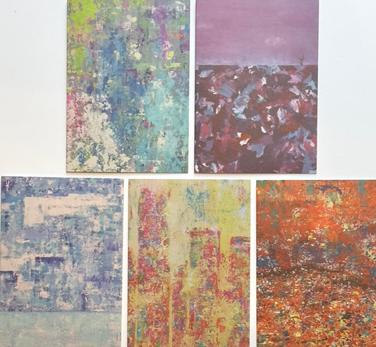 LAND & WATER, 5 greeting cards/set