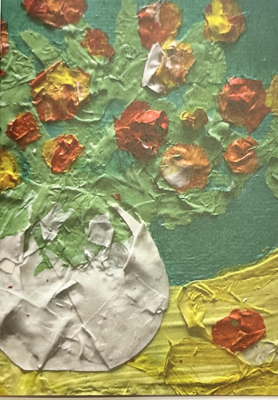 BLOOMS & BLUE, 5 greeting cards/set