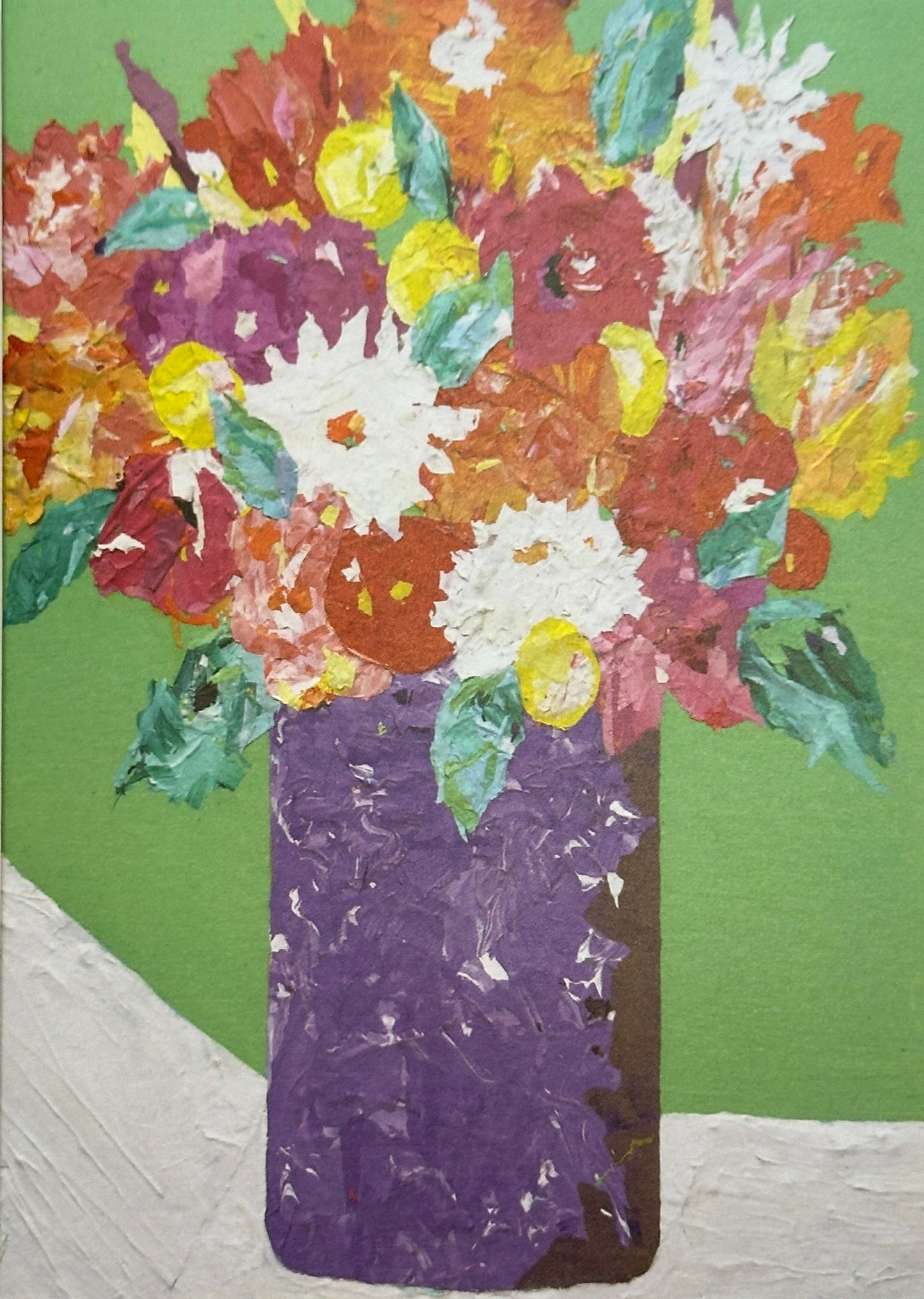 FLOWERS & VASES, 5 greeting cards/set