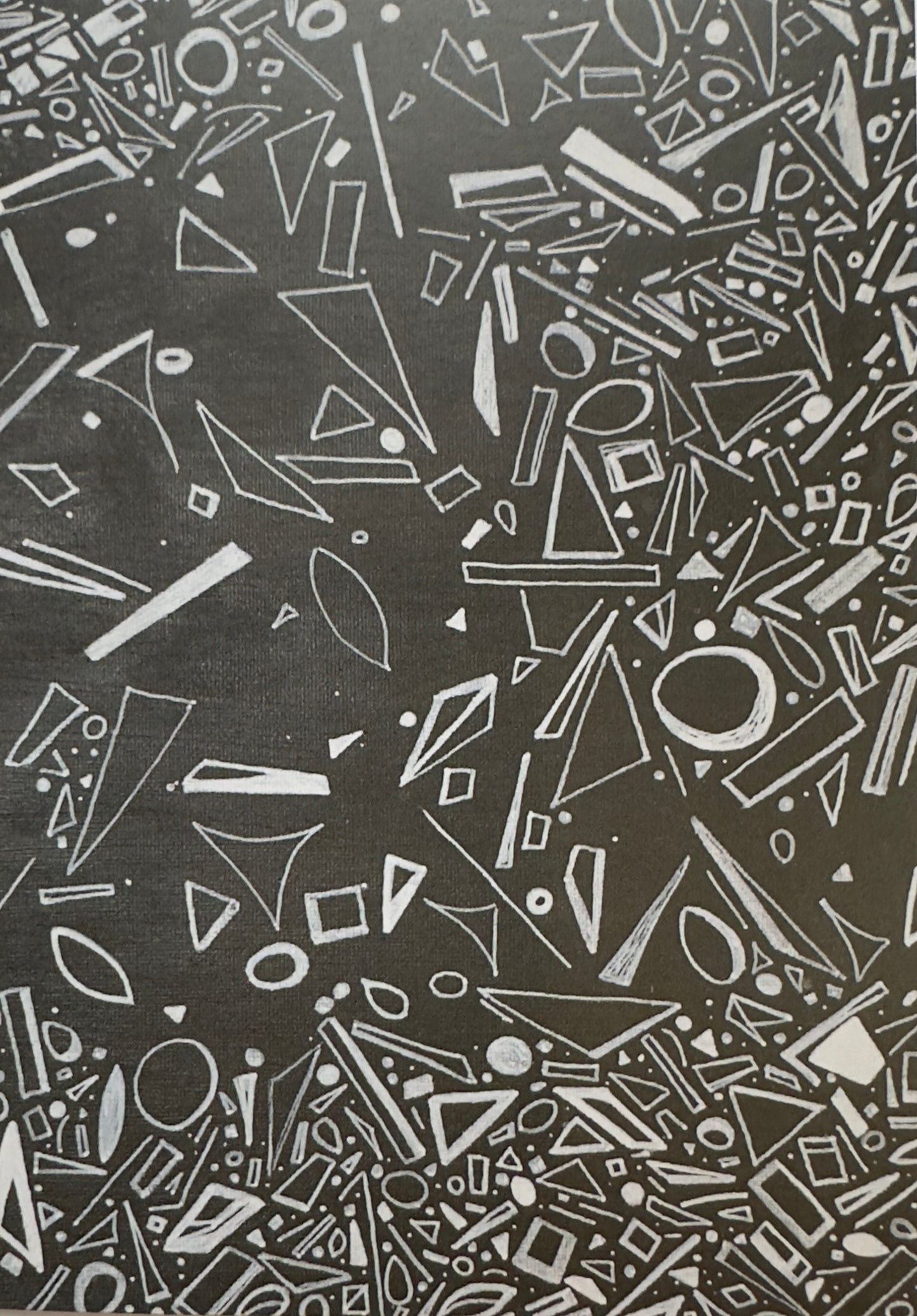 CIRCLES & SQUARES, 5 greeting cards/set